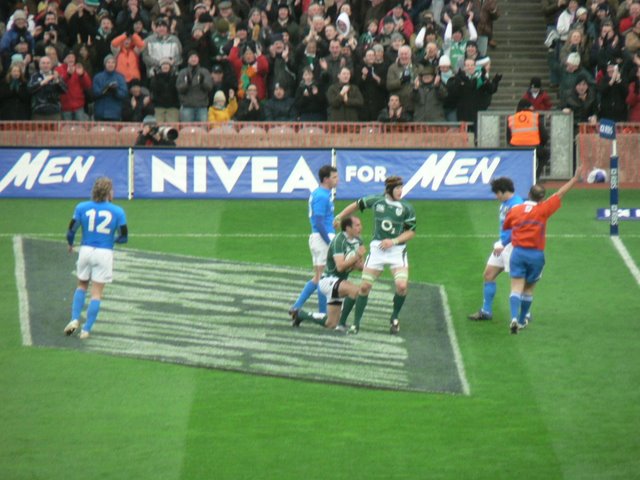 Ireland try!