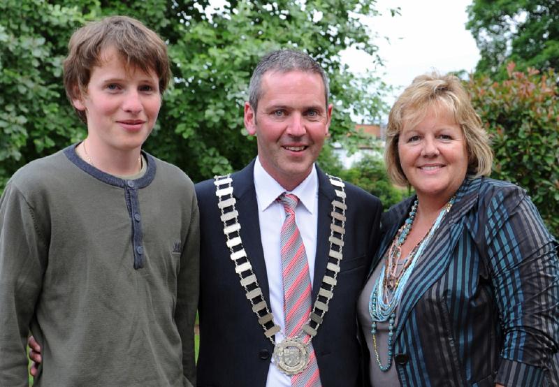 with Fionnuala Kenny and Ferdia Kenny Photo Tom Campbell