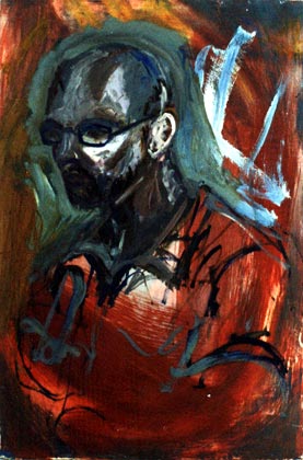 Mark -  by William O'Kane - Oil on Canvas - Dimensions: 2 x 3 feet. For Sale.
This painting is available to purchase. Should  you wish to purchase one of these paintings or to view the paintings or to commission a portrait please contact William O'Kane at the following email address: willo_kane@hotmail.com. William is based in Castlebar, Co. Mayo, Ireland.