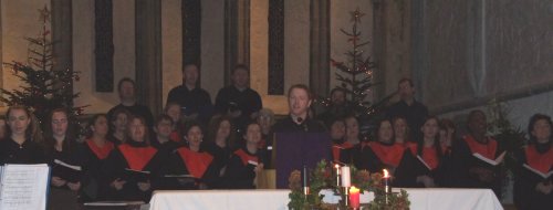 Soloist Brendan and Choir