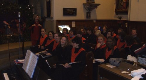 Choir before mass