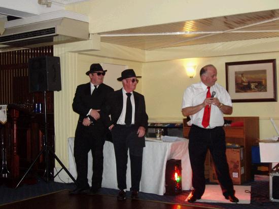 Seamus King with the late great Tommy Moylette as the Blues Brothers. (Tommy Moylette passed away in January 2006 RIP)