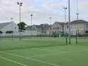 Picture of courts,  Garda Barracks in distance