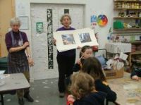 We visit workshops in Linenhall Art Centre
