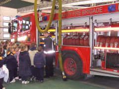 The Fire Engine is very Big