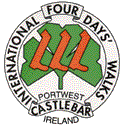 Click for the Portwest Castlebar Four Days Walks. Held in Castlebar, County Mayo, Ireland 29 June to 2 July 2000