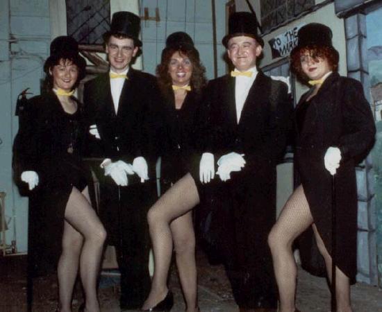 1991 - The Dancers from Jack & The Beanstalk.  L-R Fiona Cashin, Brian Murphy, Geraldine Cummins,  Vincent Gillespie & Irene Gillespie.