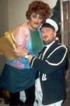 1996 Sinbad & The Vampire - Garry Wynne as Mother Salubria & Padraic Murray as Captain Colombo.