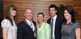 Tom Campbell photographed the new Cathaoirleach of Mayo County Council Cllr Joe Mellet on the occasion of his election.