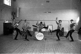Brian Kennedy has a nostalgic photo of the band called 'The Leaders' playing at the Tennis Pavilion - shortly to be demolished.