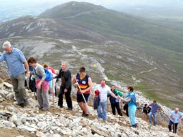 Kevin McNally photographed yesterday's Reek Climb. Click on photo above for a gallery of spectacular photos from Croagh Patrick.