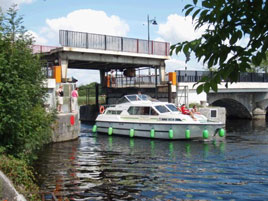 Bridge lift at Termonbarry on the River Shannon. Click for more new photos from our West of Ireland Photo Gallery.