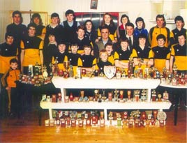 A club photo from Castlebar Cycling Club taken in the 1980s. Can you identify any of these cyclists? Click on photo for an enlarged version.