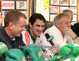 Michael Donnelly was at the launch of the upcoming Fight Night at Breaffy House Resort. Click photo for details of the event.