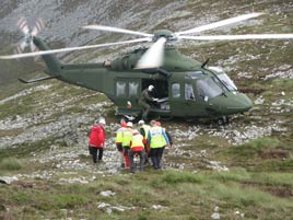 Peter Jordan has an account of the the activities of Mayo Mountain Rescue Team a voluntary 999 service. Click on photo for more details.