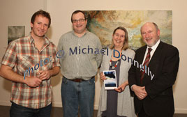 Michael Donnelly was at last night's launch of new paintings by Michael McSwiney at the Linenhall Arts Centre. Click photo for more.