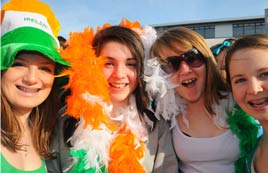 Happy faces from the 2009 parade - photos from a bright and sunny St. Patrick's Day Parade in Castlebar. Click on photo for more from by Alison Laredo.