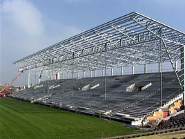 The floodlights are up and the new stand at McHale Road is looking very impressive. Jack Loftus has another update on various developments that are nearly complete around town.