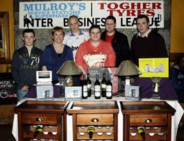 The NEXT team - winners of the Inter Business Bowling League at Mayo Leisure Point. Click for more winners and photos by Ken Wright.