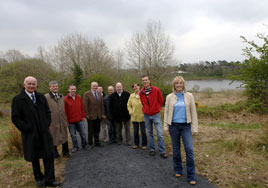 Tom Campbell was at the launch of the Lough Lannagh Riverside Walks Project last Friday 17th April 2009. Click photo for the details.