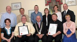 Castlebar Town Council held a Civic Reception for the organisers of the 7 Day Challenge In A Row On Croagh Patrick for Autism Aware. Click photo for details.