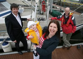 At the launch of the west's biggest ever Ireland West Airport Galway Bay Sailing Regatta - 140 boats to take part during the Volvo Ocean Race stopover. Click photo for details.