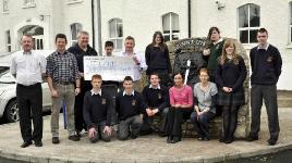 St. Louis Kiltimagh present a cheque to Autism ireland. Click on photo for more from Ken Wright.