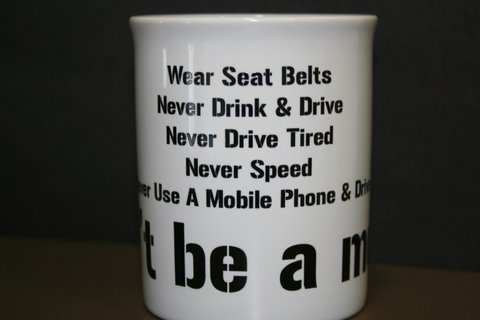 A mug with a message - click on photo for more.