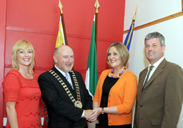 Michael Kilcoyne is the new Mayor of Castlebar. Click on photo for more from Tom Campbell.