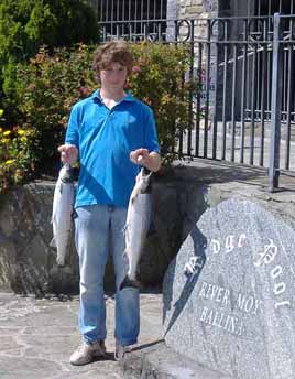 Fishing has been good on the Moy in the past few weeks. Click on photo for details of these two fine grilse caught on the fly.