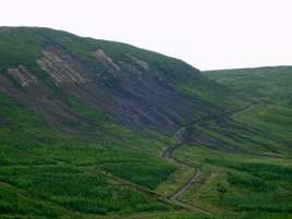 Johnny Oosten photographed this recent landslide at Croaghmoyle. Click on photo for more.