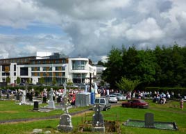 Jack Loftus has photos of last Sunday's Cemetery Sunday public ceremonies at Castlebar's old graveyard. Click on photo for more.