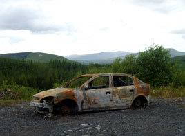 'Mountain Man' Johnny Oosten has more from Croaghmoyle - another insult to this local beauty spot. Click on photo for more.