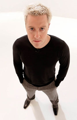 Merlin 'Mentalist of the Year 2009' Award Winner Keith Barry performs onstage at the Royal Theatre Saturday 18 July. Click on photo for details.