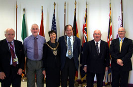 The Lord Mayor of Manchester, Mrs Alison Firth, flew into Knock last Friday to attend the 10th Anniversary Diaspora Celebrations of the Mayo Emigrant Liaison Committee.