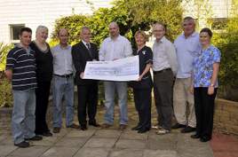 Ken Wright photographed the presentation to children's unit of Mayo General Hospital from the Mayfly Hotel Charity Fishing Competition at Foxford. Click on photo for the details.