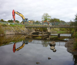 Jack Loftus has photographs of works at the location of the new Bridge at St. Geralds/Aldi. Click on photo for more.