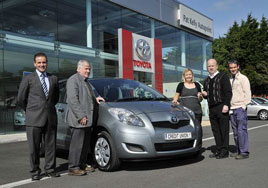 Ken Wright photographed the winner of the latest Credit Union Members draw for a car. Click on photo above for detail.