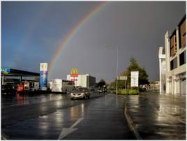 Noel O'Neill found the gold at the end of the rainbow in Castlebar. Click on photo for more.