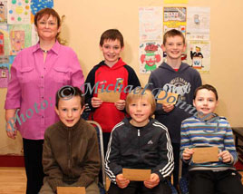 Michael Donnelly photographed the winners of the Claremorris Credit Union Poster Competition. Click on photo for more winners.