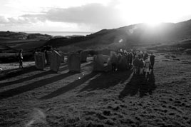 Frank Cawley captured the winter solstice sun yesterday. Click on photo for a midwinter gallery of photos and accompanying comments from a Mayo-man based in the real capital of Ireland.