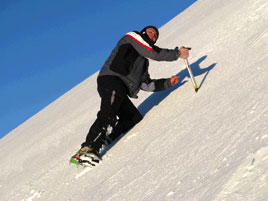 David Hanahoe makes the ascent of Croagh Patrick on Friday 8 Jan 2010. Click for more from the Snowy Reek.