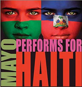 Mayo Performs for Haiti in a fund-raising concert on 19 February. A big line-up of over 12 well-known Mayo Acts. Click above for details.
