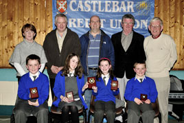 Ken Wright photographed the winners of the recent Castlebar Credit Union Schools Table Quiz held in Davitt College. Click on photo for lots more bright sparks.