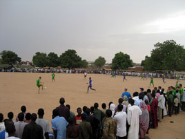 Kevin McDonald has another report from Chad - this time concerning a soccer match played on St. Patrick's Day. Click on photo for the details.