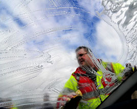 Alison Laredo photographed last weekend's charity car wash in aid of the Order of Malta. Click on photo for lots more clean fun!