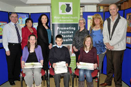 Ken Wright has photos of the winners of the recent Mayo Mental Health Poster Competition. Click on photo for details.