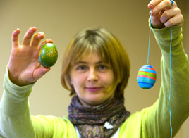 Alison Laredo phoographed the recent Easter Egg Decorating Workshop at Mayo Intercultural Action in Castlebar. Click on photo for the eggsact details.