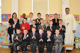 St Patrick's boys made their First Communion last weekend. Click on photo for more from St. Pats.
