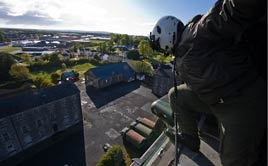 Keith Heneghan went on manoeuvres with the Western Battalion of the Irish Army on a training exercise at Moore Hall, Co. Mayo. Click on photo for his slide show of the day's action.